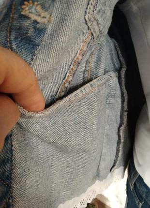 Пиджак джинсовый zara марокко.6 фото
