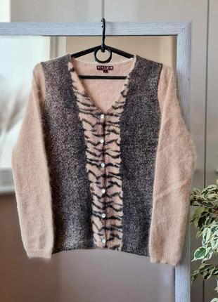 М'який ангоровий кардиган кофта на ґудзиках 🌺