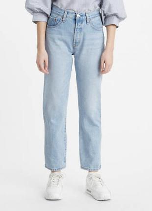 Джинси levi's premium 501 cropped women's jeans1 фото