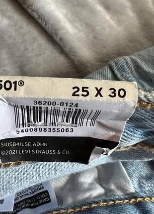 Джинси levi's premium 501 cropped women's jeans4 фото