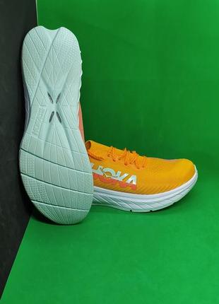 Кроссовки для бега hoka one one carbon x 3 yellow (1123192-rycm) оригинал.5 фото