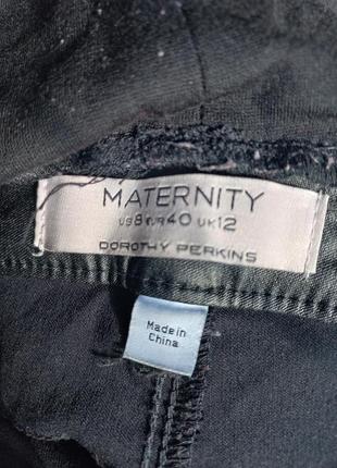 Жіночі шкіряні штани лосини для вагітних5 фото