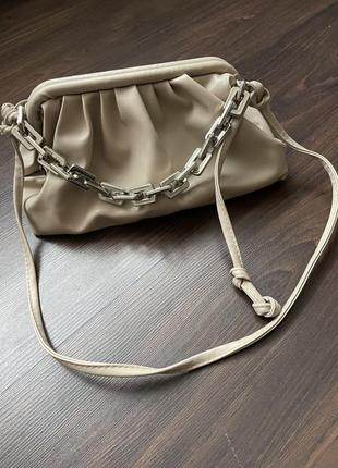 Сумка пельмень клатч  сумку через плеча