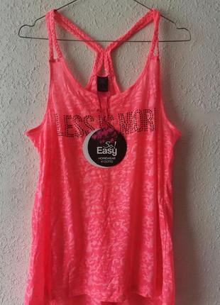 Неонова жіноча майка