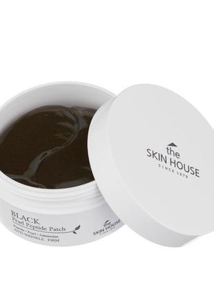 Гідрогелеві патчі з чорними перлами і пептидами the skin house black pearl peptide patch 60 шт (30 пар)