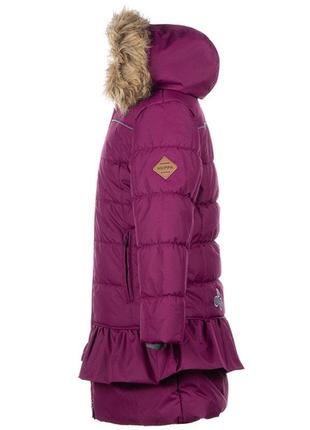 Пальто зимнее для девочек huppa whitney бордовый 12460030-800343 фото