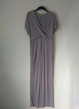 Длинное платье с драпировкой h&m4 фото