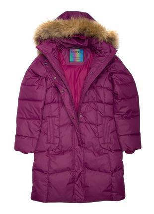 Пальто зимнее - пуховик женское huppa yessica бордовый, р.xl (12548055-80034-0xl)4 фото