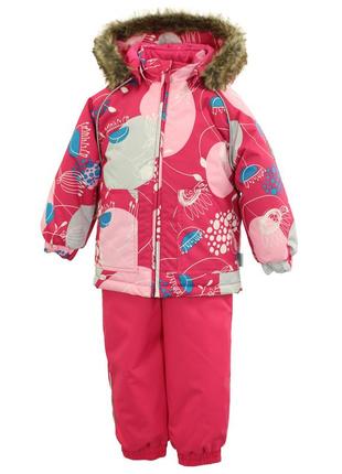Комплект зимовий для дівчаток (куртка + напівкомбінезон) huppa avery фуксія 41780030-94163