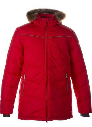 Куртка - пуховик зимняя мужская huppa moody 1 красный, р.l (17478155-70004-00l)1 фото
