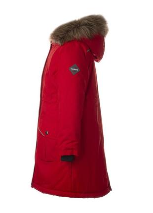 Куртка - парка зимняя для девочек с мембранным покрытием huppa mona 2 красный 12200230-700043 фото