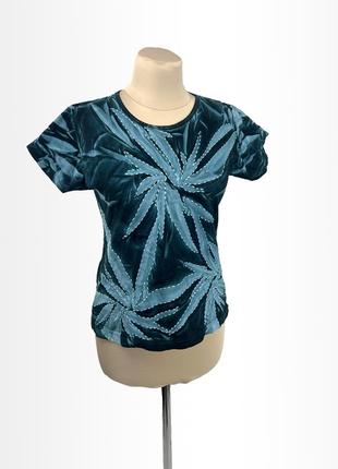 Футболка стильная marinas, зеленая, индия