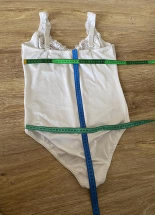Шикарный, ажурный, боди, белого цвета, от дорогого бренда: body flirt underwear7 фото