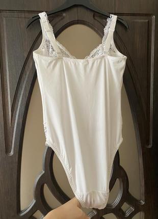 Шикарный, ажурный, боди, белого цвета, от дорогого бренда: body flirt underwear5 фото