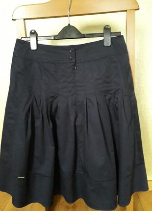 Летняя юбка хлопок сатин.2 фото