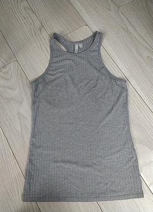 Майка, топ в рубчик  asos