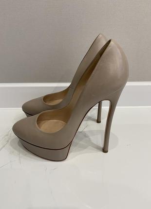 Туфли casadei р.38 1/2 оригинал кожа