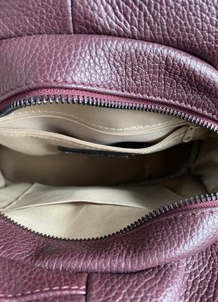 Италия премиум качество натуральная кожа рюкзак-сумка3 фото