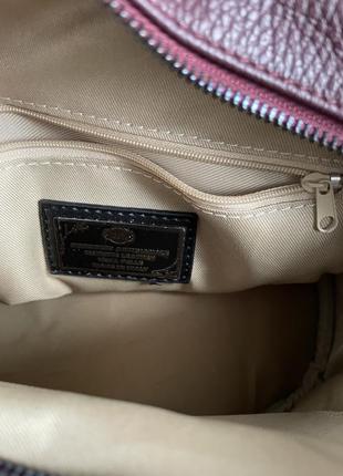 Италия премиум качество натуральная кожа рюкзак-сумка5 фото