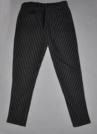Трикотажные брюки в полоску2 фото