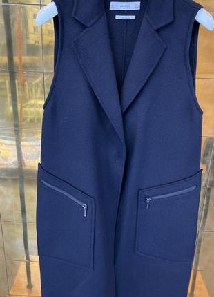Жилет mango новий, темно синього кольору