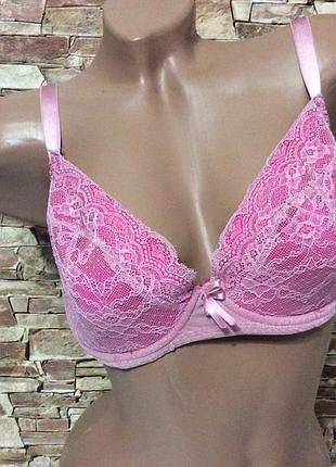 Бюстгальтер на мягком поролоне лиф на косточках р.75e