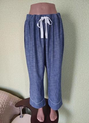 Женские пижамные штаны 100% коттон низ от пижамы2 фото