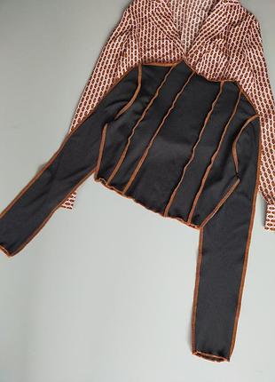 Shein вкорочений топ в рубчик