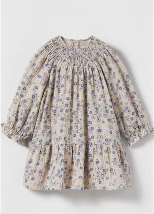 Платье, платье для девочки zara, размер 2-3 года, 98 см.