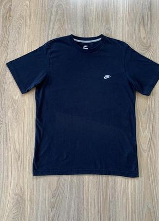 Мужская хлопковая футболка с логотипом the nike tee