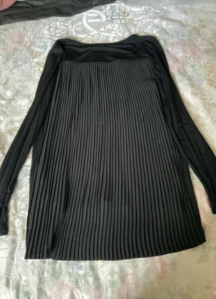 Трикотажная блуза с плиссированной спинкой бренда white &amp; black2 фото