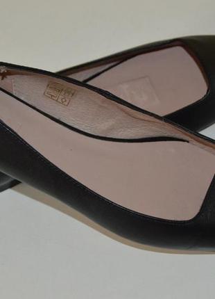 Туфли лодочки балетки zign размер 36 37, туфлі шкіра5 фото