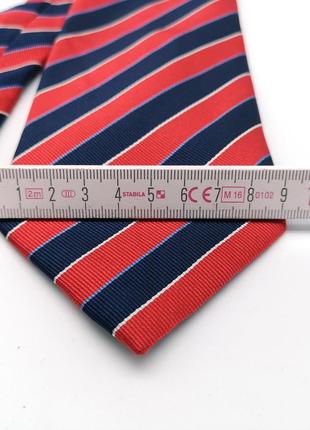 Краватка стильний next, шовковий, червоний синій отл упоряд!4 фото