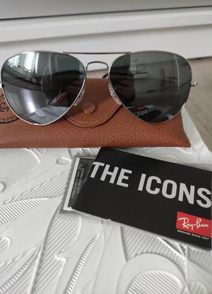 Сонцезахисні окуляри ray ban aviator large metal rb3025 w32771 фото