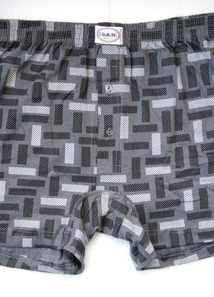 Трусы мужские семейные шорты doremi хлопок турция серый темный графит 5 2xl 52