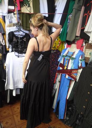 Шикарнейший сарафан в підлогу вечірнє плаття стильне з кишенями7 фото