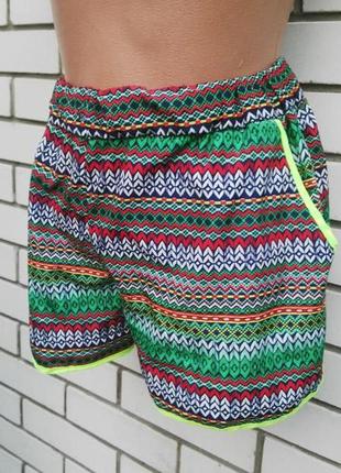 Яркие пляжные летние шорты с принтом top shop