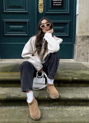 Ugg ultra mini platform chestnut оригінал угги