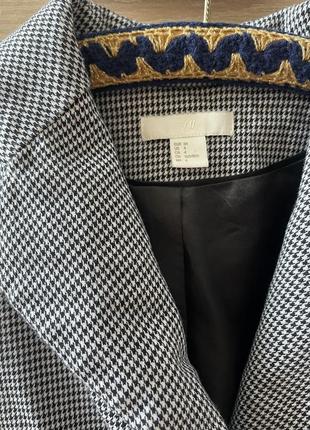 Блейзер, пиджак в гусину лапку h&amp;m2 фото
