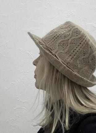 Suzanne bettley стильная бежевая шляпа