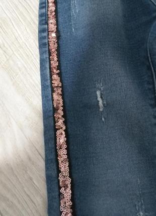 Джинсовые брюки для девочки. 3