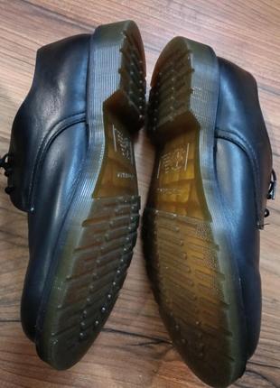 Ботинки моднi туфлi оригинал dr. martense airwair black plain welt smooth leather 1461 shoes3 фото