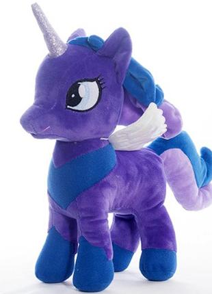 Мягкая игрушка "пони фиолетовый" 33 см, копиця 00084-83, 33x11x32