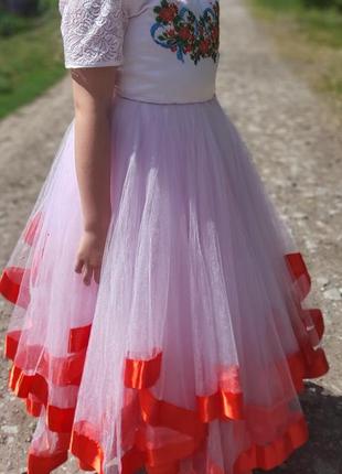 Платье вышито чешским бисером2 фото