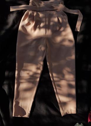 Високі брюки, ніжного кольору asos2 фото