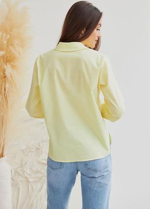 Нарядная желтая блузка с вышивкой2 фото