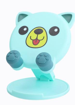 Універсальна дитяча підставка тримач для телефону або планшета песик