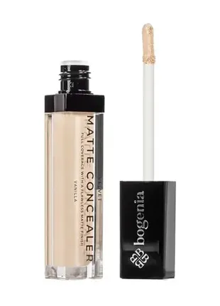 Консилер для обличчя bogenia  velvet matte concealer 001 ivory, 6 мл к. 1328