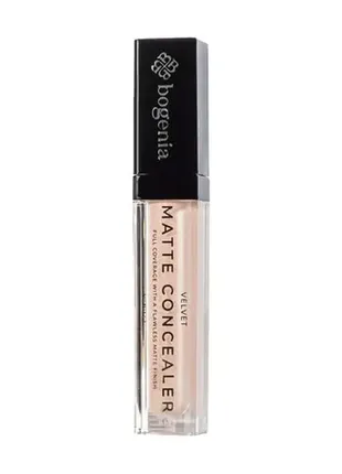 Консилер для обличчя bogenia  velvet matte concealer 002 vanilla, 6 мл к. 1328