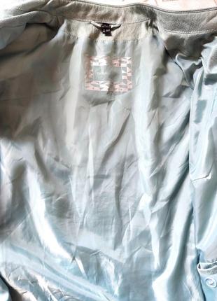 Бірюзова куртка вітровка у великому розмірі barbara lebek в європейському розмірі 508 фото